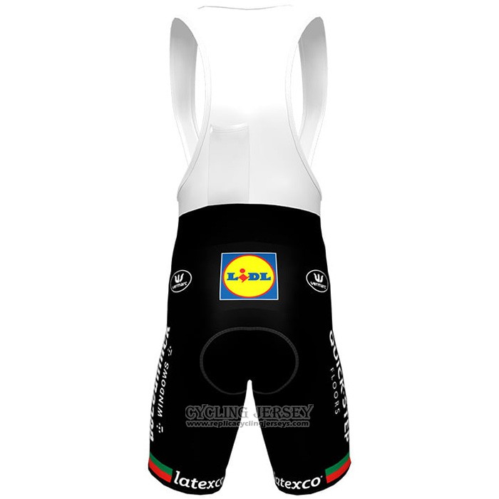 2021 Cycling Jersey Deceuninck Quick Step White Short Sleeve And Bib Short